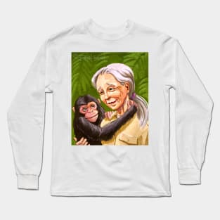 Dr. Goodall, I Presume? Long Sleeve T-Shirt